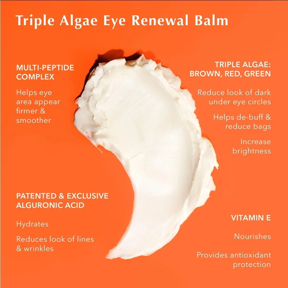 ALGENIST Triple Algae Eye Renewal Balm 0.5oz $68 NIB